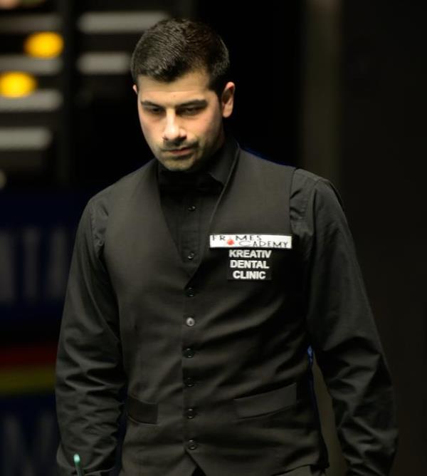 Michael Georgiou at Snooker German Masters DerHexer 2015 02 05 03